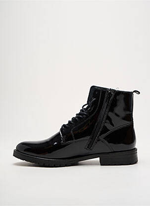 Bottines/boots matière lisse talon plat jusqu'à 3cm noir ONE STEP femme
