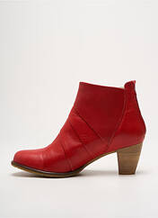 Bottines/Boots rouge DKODE pour femme seconde vue