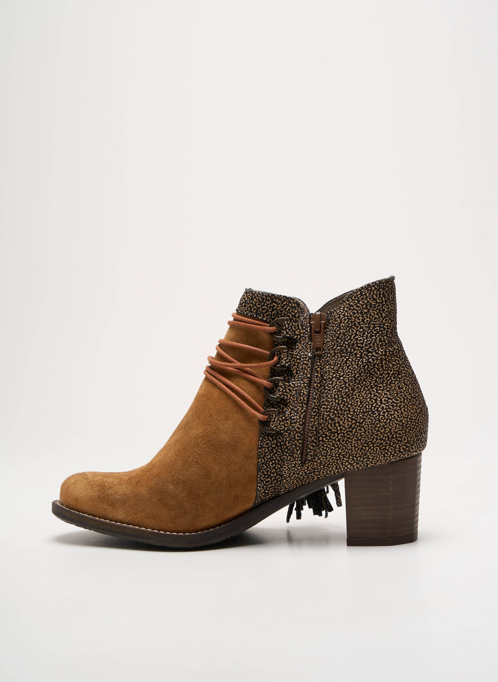 Bottines/Boots Nubuck Marron Dkode Femme 2570296-marron Modz