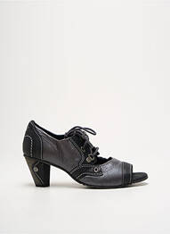 Sandales/nu pieds matière lisse talon de 4 à 6cm argent DKODE femme