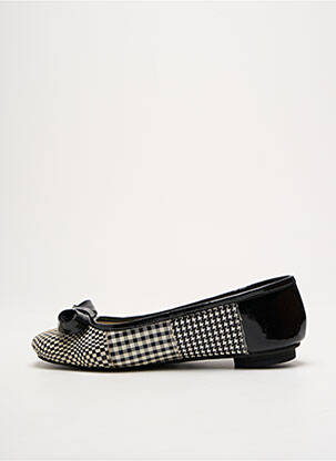Ballerines matière lisse talon plat jusqu'à 3cm noir COULEUR POURPRE femme