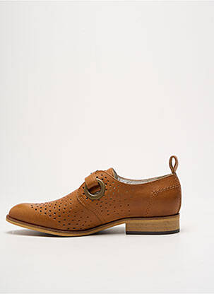 Derbies bout pointu talon plat jusqu'à 3cm marron DKODE femme