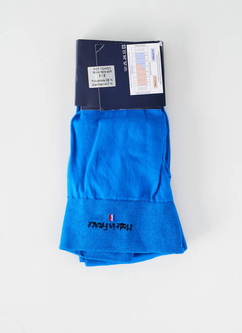 Collants bleu DAGOBERT A L'ENVERS pour femme