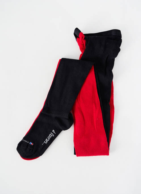 Collants rouge DAGOBERT A L'ENVERS pour femme