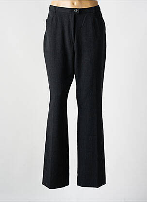 Pantalon droit taille à pinces taille haute gris SYM femme