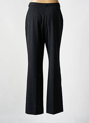 Pantalon droit taille à pinces taille haute gris SYM femme