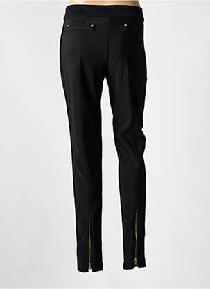 Pantalon slim taille basse taille basse noir SALLY NEW YORK femme