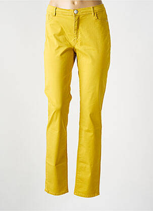 Jeans skinny taille normale taille normale jaune TRUSSARDI JEANS femme