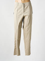 Pantalon chino tissage popeline taille normale beige DIANA GALLESI femme