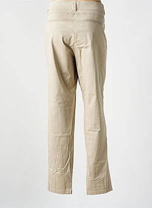 Pantalon chino tissage popeline taille normale beige DIANA GALLESI femme