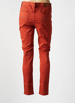 Jeans coupe slim stretch taille normale orange VOTRE NOM femme
