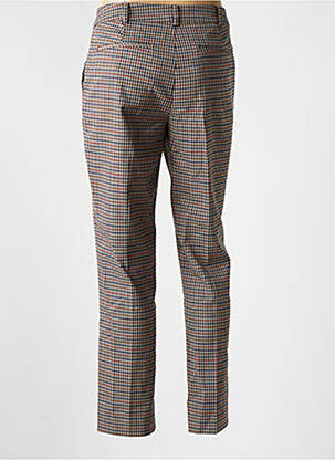Pantalon chino fermeture zippée sous rabat avec crochet taille normale gris MKT STUDIO femme