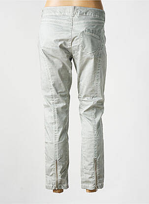 Pantalon 7/8 taille à pinces taille normale gris ONE STEP femme