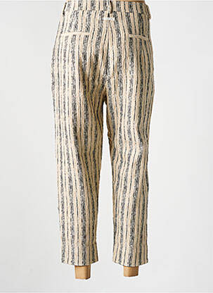 Pantalon 7/8 taille haute taille haute beige HUMILITY femme