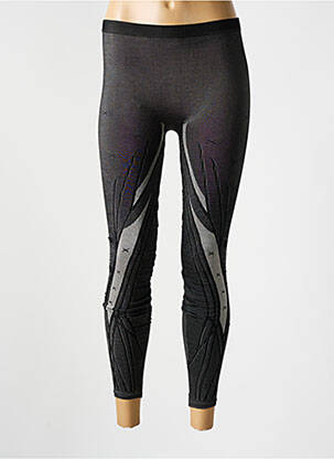 Legging effet matière satinée taille normale noir E-BRYDE femme