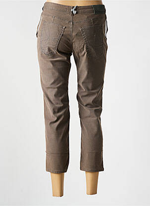 Pantacourt stretch taille normale marron MES SOEURS ET MOI femme