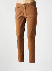 Pantalon chino marron ICHI pour femme seconde vue