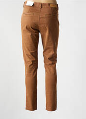 Pantalon chino marron ICHI pour femme seconde vue