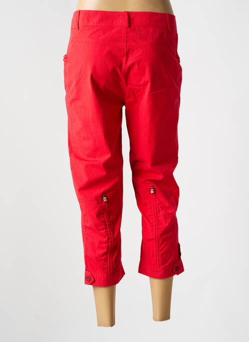 Pantacourt rouge 3322 pour femme