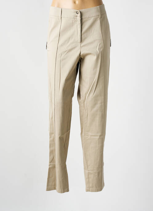 Pantalon chino beige DIANA GALLESI pour femme