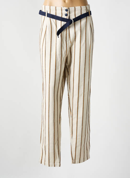 Pantalon droit beige MAT DE MISAINE pour femme