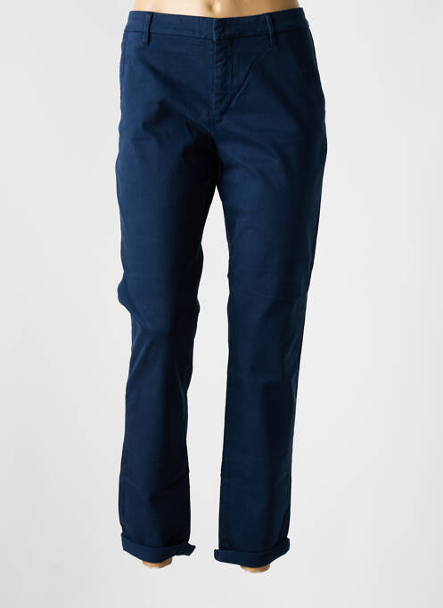 Pantalon droit bleu REIKO pour femme