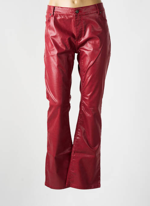 Pantalon flare rouge LAUREN VIDAL pour femme
