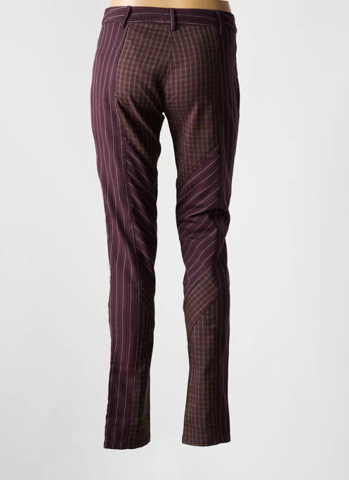 Pantalon slim rouge MAIS IL EST OU LE SOLEIL pour femme