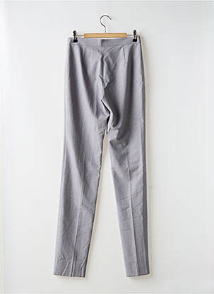 Pantalon slim tissage popeline gris DIANA GALLESI femme