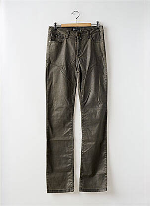 Pantalon droit stretch taille normale gris VOTRE NOM femme