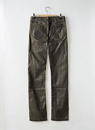 Pantalon droit stretch taille normale gris VOTRE NOM femme