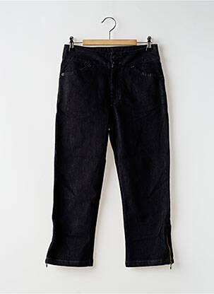 Pantacourt coupe droite taille normale bleu VOTRE NOM femme