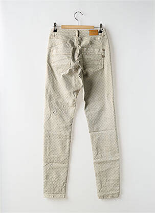 Pantalon slim stretch taille normale beige CREAM femme
