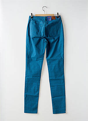 Pantalon slim tissage popeline taille normale bleu TRUSSARDI JEANS femme