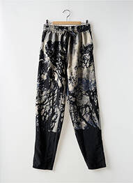 Pantalon large tissage popeline taille normale noir B.YOUNG femme