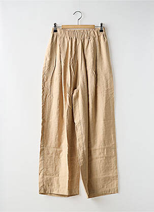 Pantalon large taille normale taille normale beige HUMILITY femme