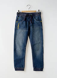 Pantalon slim taille élastique taille élastique bleu DESIGUAL garcon