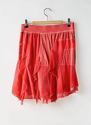 Jupe courte doublure rouge ANGELS NEVER DIE femme