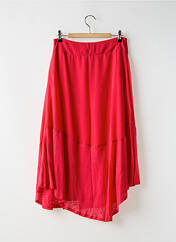 Jupe longue rouge MAIS IL EST OU LE SOLEIL pour femme seconde vue