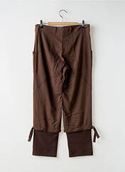 Pantacourt marron MYRINE & ME pour femme seconde vue