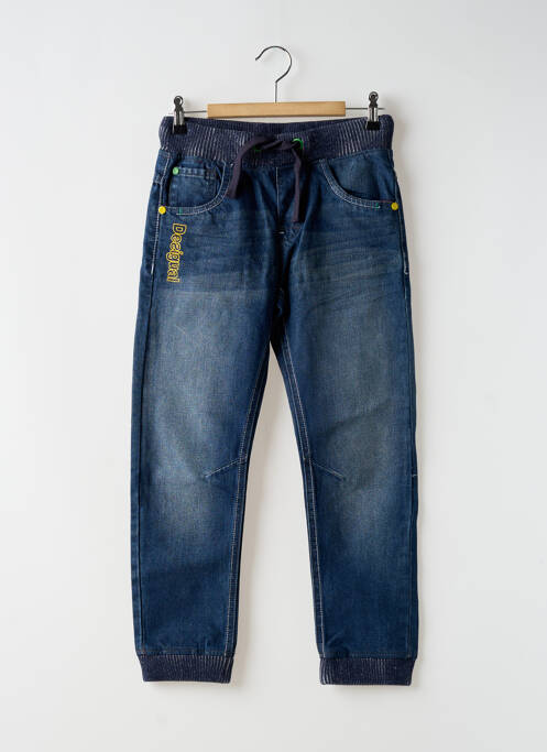 Pantalon slim taille élastique taille élastique bleu DESIGUAL garcon