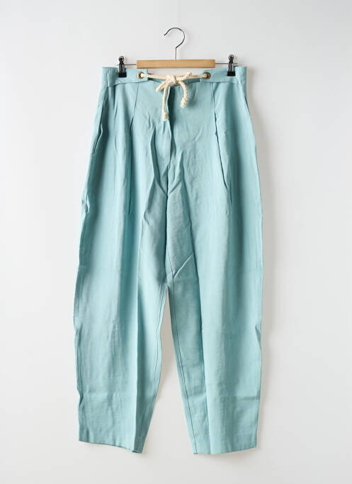 Pantalon large bleu LA FEE MARABOUTEE pour femme