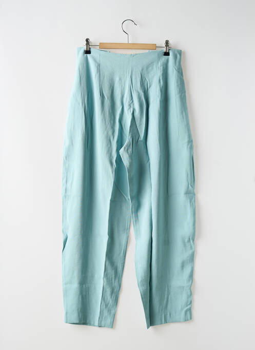 Pantalon large bleu LA FEE MARABOUTEE pour femme