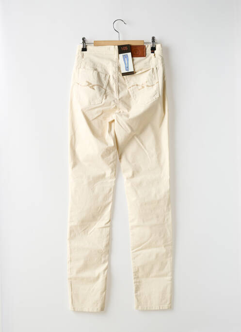 Pantalon slim beige TRUSSARDI JEANS pour femme