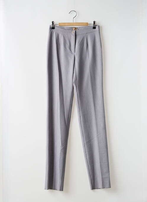 Pantalon slim gris DIANA GALLESI pour femme