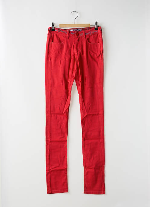 Pantalon slim rouge DESIGUAL pour femme