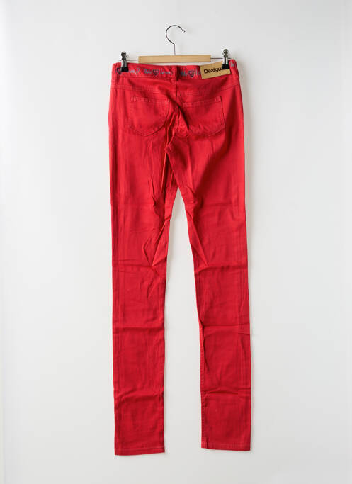 Pantalon slim rouge DESIGUAL pour femme