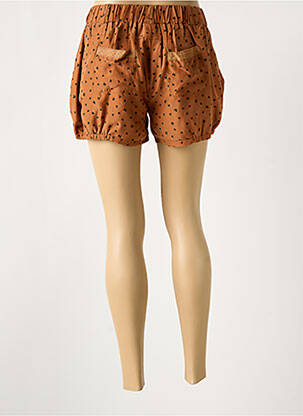 Short fermeture zippée sous rabat boutonné taille normale marron MOLLY BRACKEN femme
