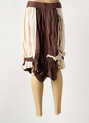 Jupe courte marron LOLA ESPELETA pour femme seconde vue