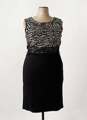 Robe mi-longue noir ELEONORA AMADEI pour femme seconde vue